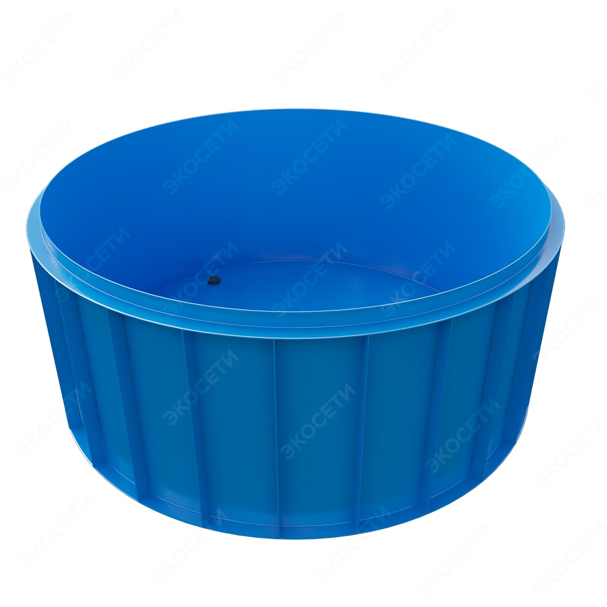 Круглый пластиковый бассейн (1,1х1,5)