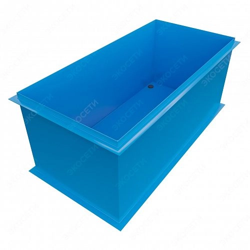 Прямоугольный пластиковый бассейн (3х2х1,5)